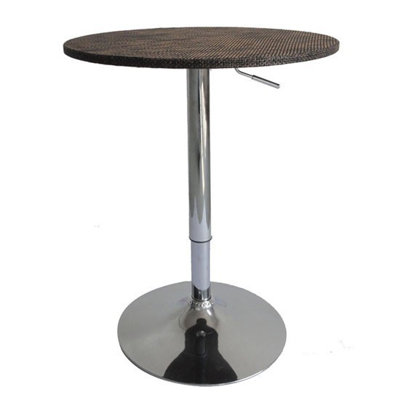 HomCom Modern Adjustable Height Pub Table