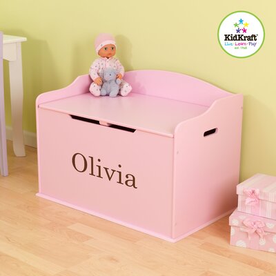 kidkraft personalized austin toy box