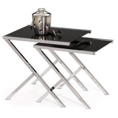 Leick Furniture 2 Piece Nesting Tables