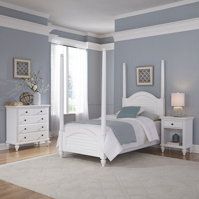 Breakwater Bay Kenduskeag Four Poster 3 Piece Bedroom Set