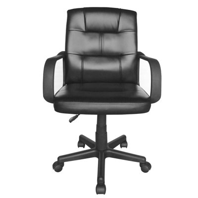 Urban Shop High-Back Leather Executive..