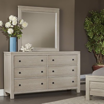 Darby Home Co Hedlund 6 Drawer Dresser with Mirror