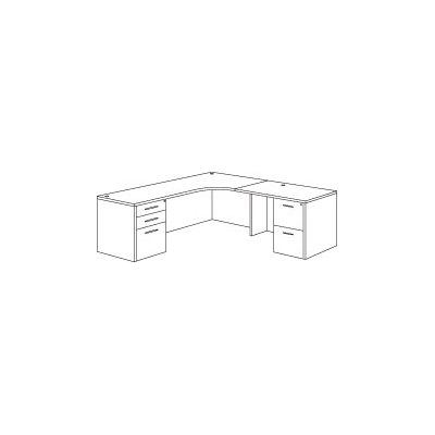 Check price and read more information from trusted store. Flexsteel Contract Fairplex Executive Desk with Right Junior
