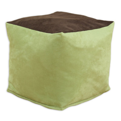 Brite Ideas Living Passion Suede KE Zippered Beads Footstool