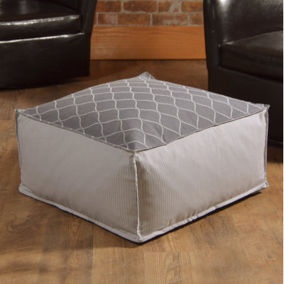 Brite Ideas Living Oh Gee Seamed Beads Hassock Ottoman