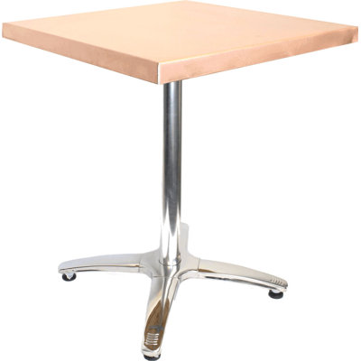 Mio Metals 36 in. Square Copper Table