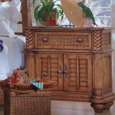 Bay Isle Home Palm Court Paradiso 1 Drawer Night..