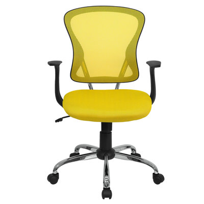 Symple Stuff Clay Mid-Back Mesh Office..