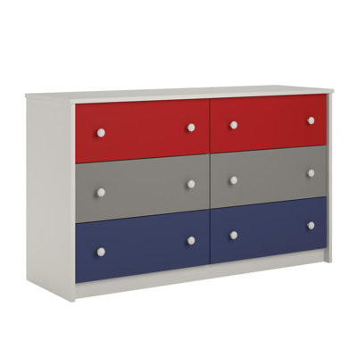 Zoomie Kids Nola 6 Drawer Double Dresser