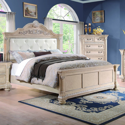 Astoria Grand Clearwell Upholstered Panel Bed