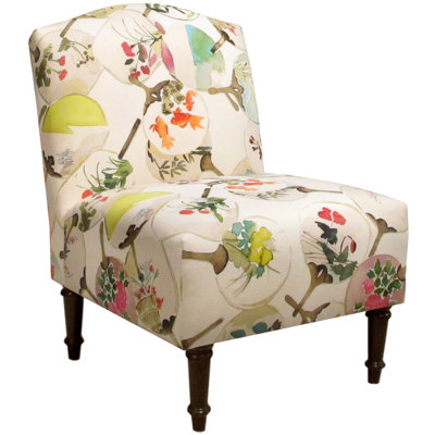 World Menagerie Aadhya Camel Back Slipper Chair