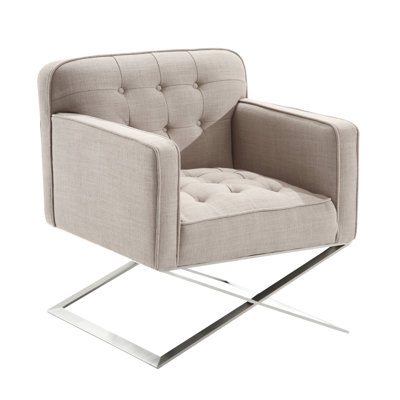Mercer41 Lynn Harbor Lounge Chair in Gray