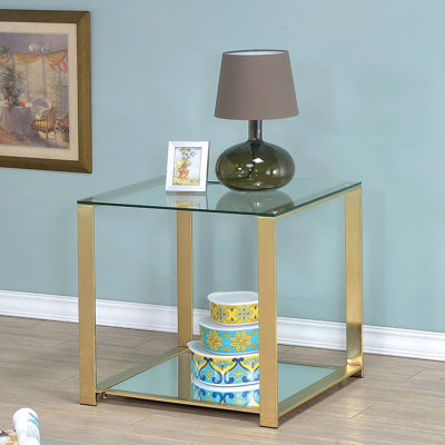 Mercer41 Matthau Metal Frame End Table