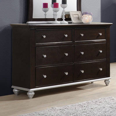 House of Hampton Johnny 6 Drawer Dresser