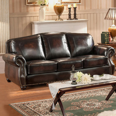 Amax Vail Leather Sofa