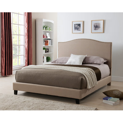 Living In Style Brittany Upholstered Platform Bed