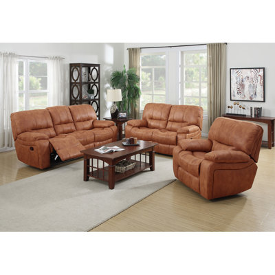 Living In Style Orleans 3 Piece Reclining Living Room Set