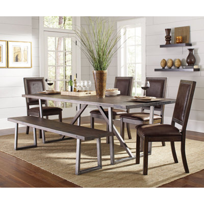 Infini Furnishings Cocoa 6 Piece Dinin..