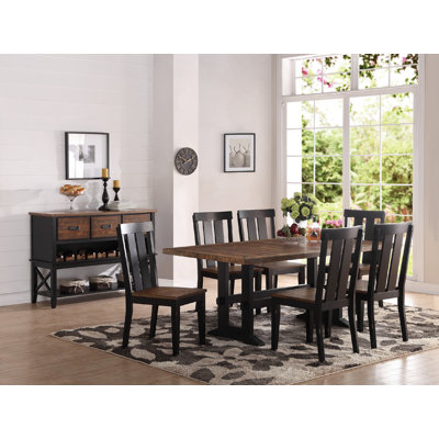 Infini Furnishings Dianne 7 Piece Dining Set