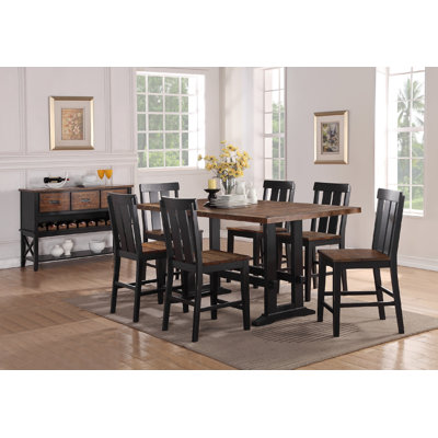 Infini Furnishings Dianne 7 Piece Counter Height Dining Set