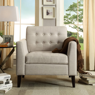 iNSTANT HOME Estrella Tufted Arm Chair