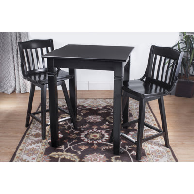 Benkel Seating 3 Piece Pub Table Set