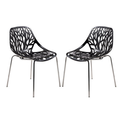 LeisureMod Asbury Side Chair (Set of 2)