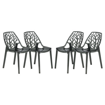 LeisureMod Cornelia Side Chair (Set of 4)