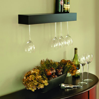 Latitude Run Bobnice 15 Bottle Wall Mounted Wine..