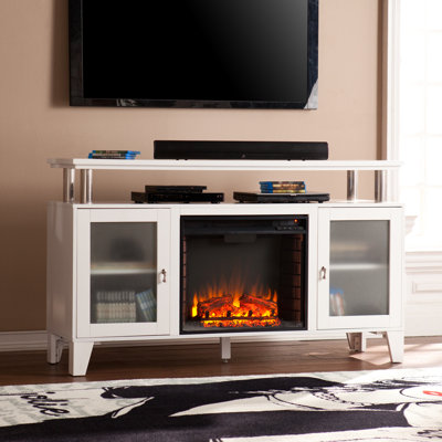 Latitude Run Borovany TV Stand with Electric Fir..