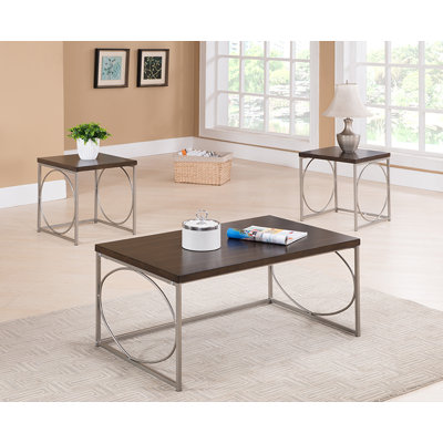 Latitude Run Ronan 3 Piece Coffee Table Set