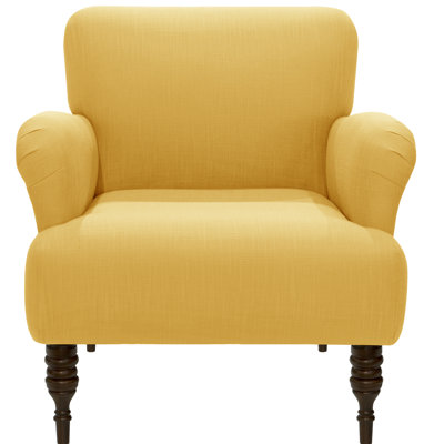 Latitude Run Angelita Linen Arm Chair