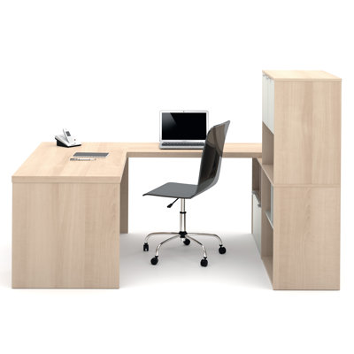 Latitude Run Luther 1 Piece U-Shaped Desk Office Suite