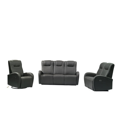 Latitude Run Pablo 3 Piece Power Reclining Living Room Set