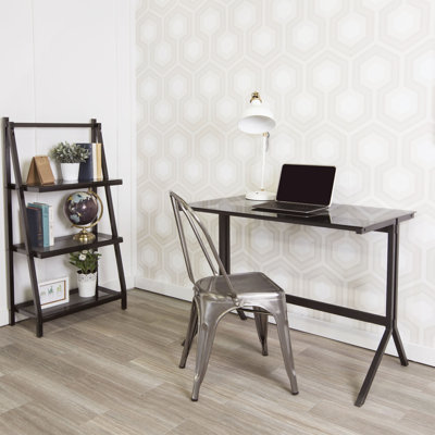 Latitude Run Lily Writing Desk and Shelf Combo