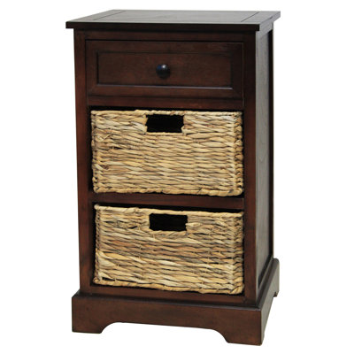 Urban Designs Malibu 3-Drawer Night Stand