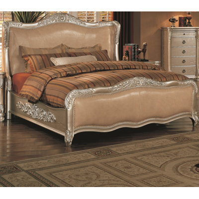 Wildon Home ® Bellevue Upholstered Sleigh Bed