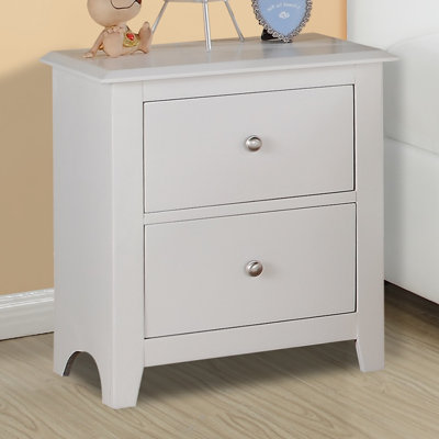 A&J Homes Studio Valhalla 2 Drawer Nightstand