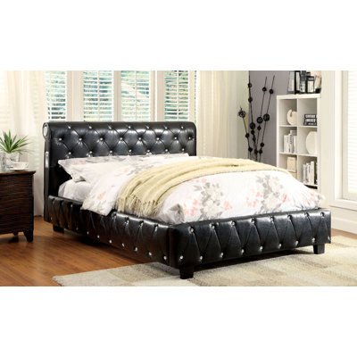 A&J Homes Studio Upholstered Panel Bed