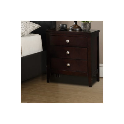 A&J Homes Studio Jakayla 3 Drawer Nightstand