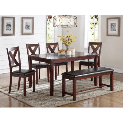 A&J Homes Studio Maria 6 Piece Dining Set