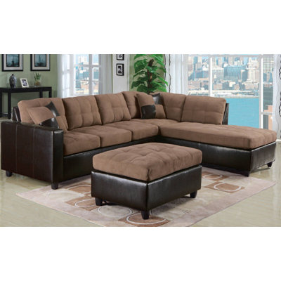 A&J Homes Studio Candy Reversible Chaise Sectional
