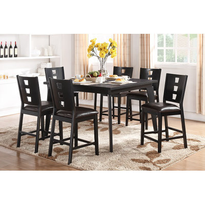 A&J Homes Studio Dolly 7 Piece Counter Height Dining Set