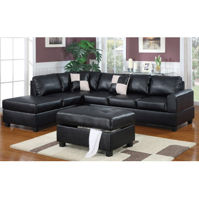 A&J Homes Studio Lia Reversible Chaise Sectional