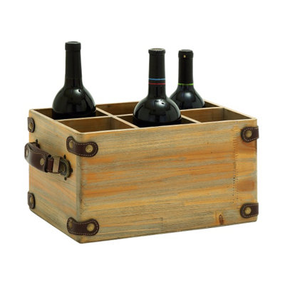 ABC Home Collection 6 Bottle Tabletop Wine Rack