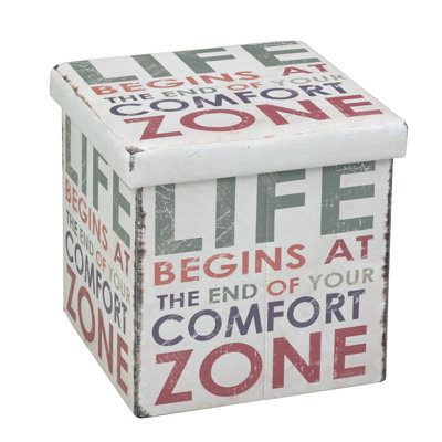 Brassex Folding Storage Ottoman