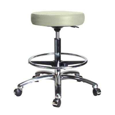 Perch Chairs & Stools Height Adjustable Swivel Stool with Foot Ring