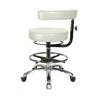 Perch Chairs & Stools Height Adjustable Dental Stool with Procedure Arm and Foot Ring