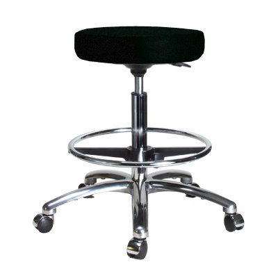 Perch Chairs & Stools Height Adjustable Swivel Stool with Foot Ring