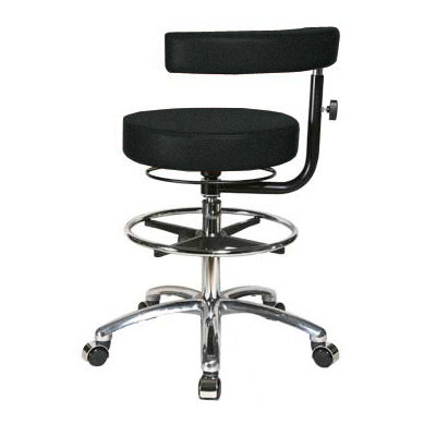 Perch Chairs & Stools Height Adjustable Dental Stool with Procedure Arm and Foot Ring